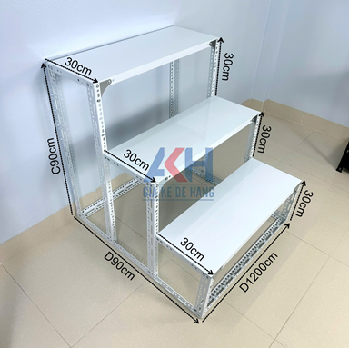 Kệ Sắt Tam Cấp Bậc Thang D120cm