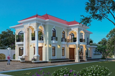 Biệt thự nhà ông Đọ, xã Thất Hùng, thị xã Kinh Môn, HD