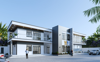 Kiến trúc văn phòng công ty Việt Anh, thị xã Kinh Môn, tỉnh Hải Dương