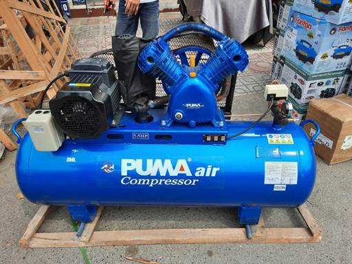 MÁY NÉN KHÍ 5.5HP, BÌNH 250 LÍT , ĐIỆN 220V/380V ;PK55250 THẤP ÁP  