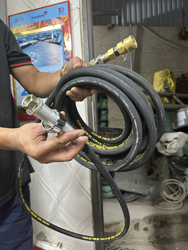 DÂY TAY QUAY INOX 5M 