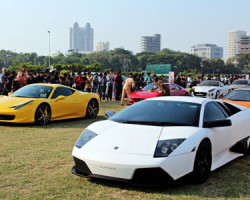 Hình siêu xe tại đại hội siêu xe ấn độ 2015