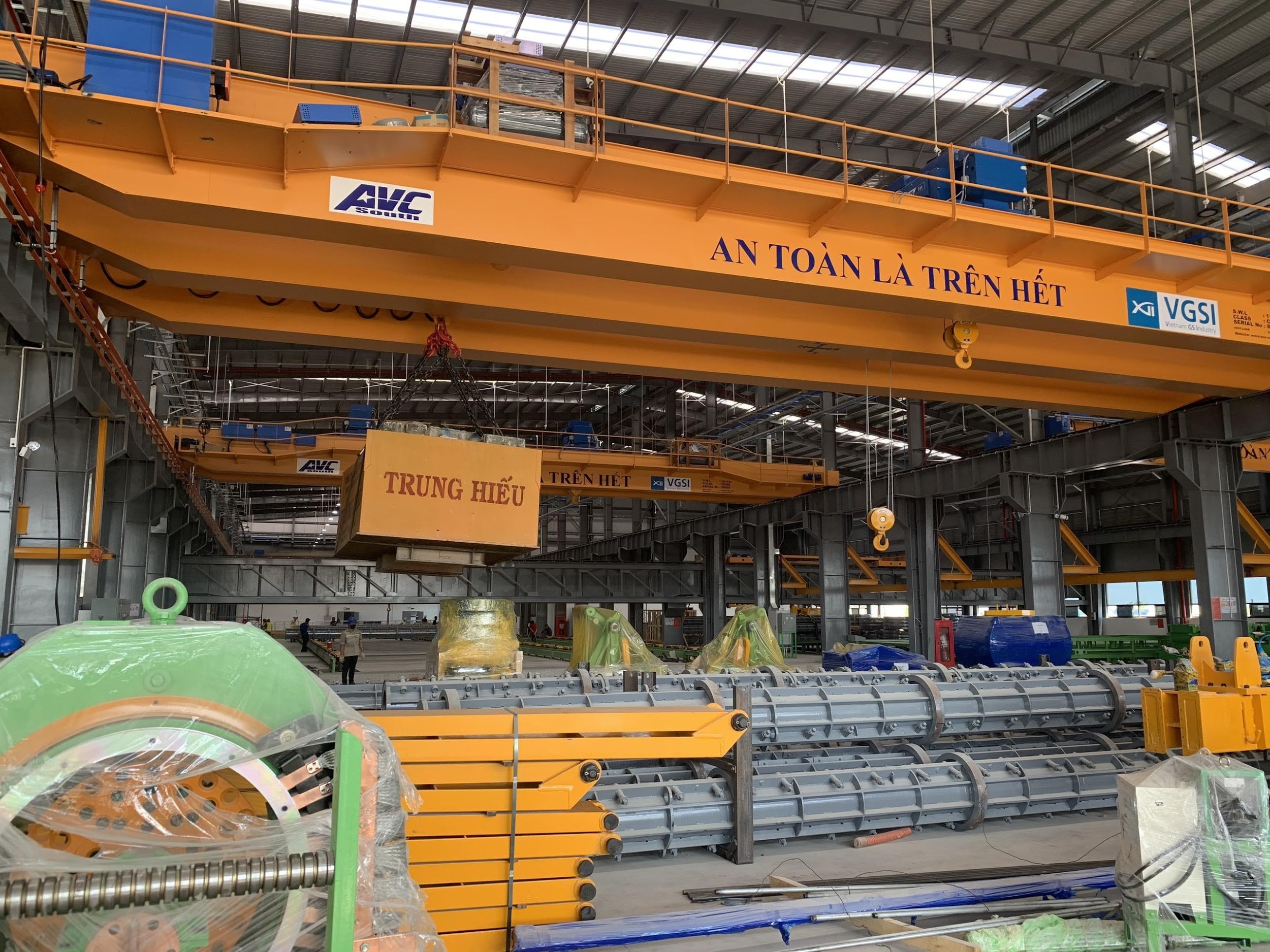 AVC CRANES giúp giải bài toán tối ưu hiệu quả và giảm chi phí sản xuất cọc Bê tông cốt thép dự ứng lực 4