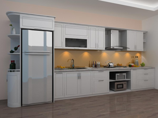 Chọn chất liệu cho tủ bếp