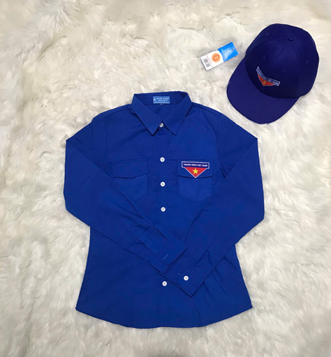 ÁO SƠ MI CÔNG ĐOÀN TAY DÀI