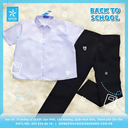 ÁO SƠ MI TRẮNG + QUẦN TÂY HỌC SINH 