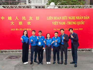 Youth of the Faculty of Agricultural Technology, University of Danang (Vietnam National University, Hanoi) Participate in the Vietnam-China People’s Friendship Meeting