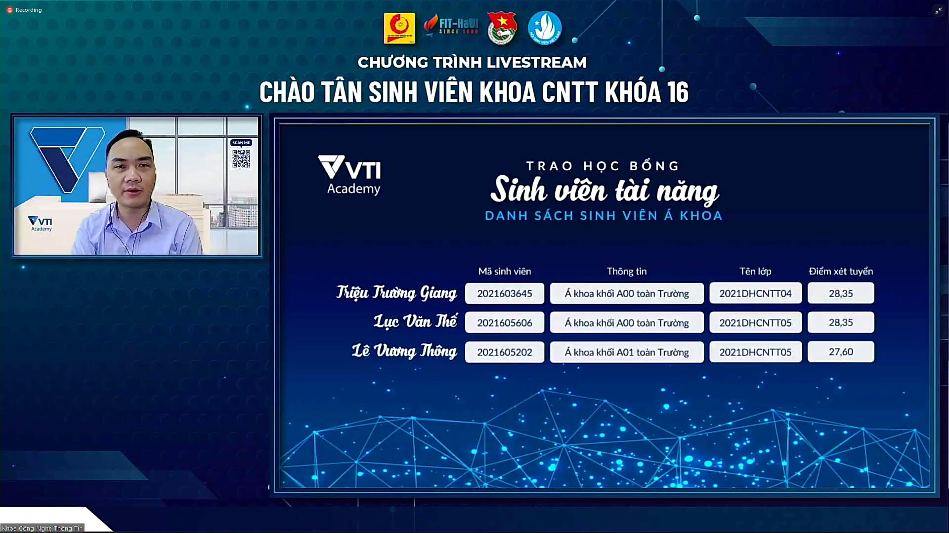 Sinh hoạt Tân sinh viên khóa 16 - Khoa Công nghệ thông tin 2
