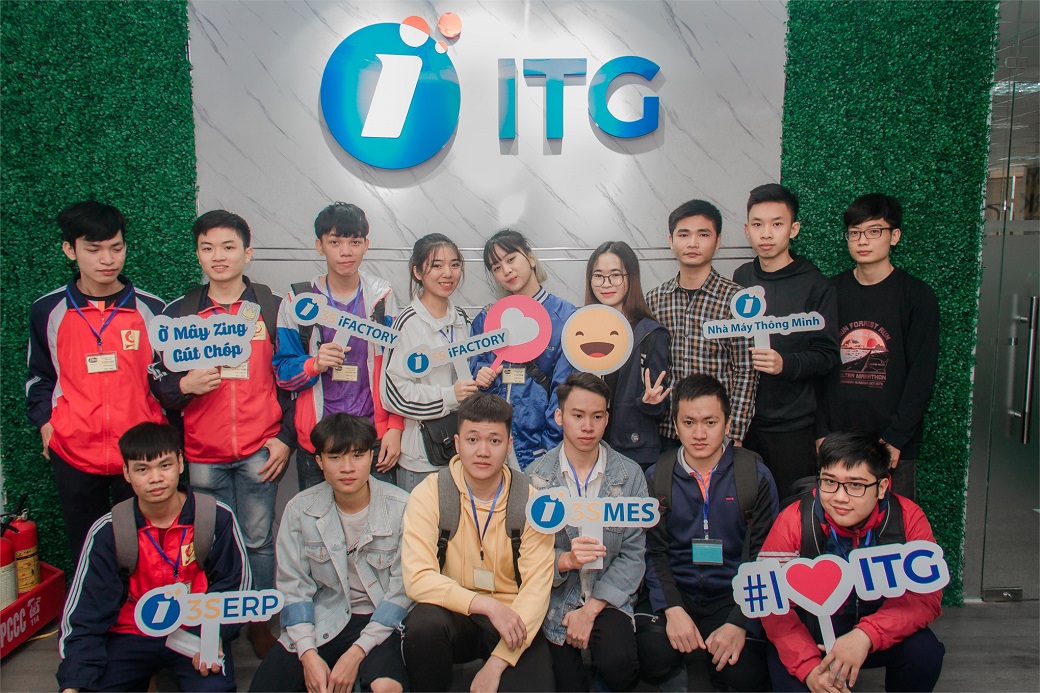Trải nghiệm môi trường làm việc ITG cùng các bạn sinh viên ĐH Công nghiệp Hà Nội 2