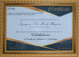 Chứng nhận thủ khoa