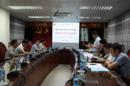 Nghiệm thu đề án nghiên cứu khoa học cấp trường năm 2018