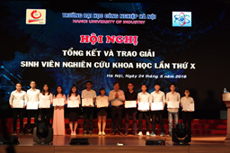 Sinh viên khoa công nghệ thông tin đạt giải nghiên cứu khoa học 2019