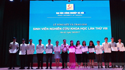 Ấn tượng lễ trao giải sinh viên nghiên cứu khoa học lần thứ VIII