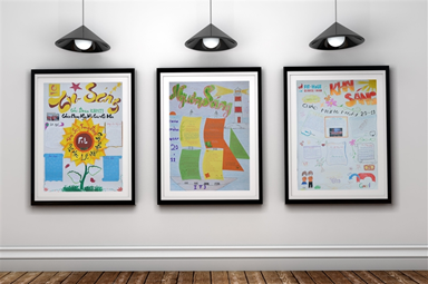 Các tác phẩm Thiết kế báo tường tại Tình thầy trò năm 2017