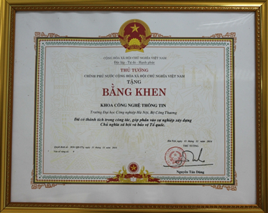Bằng khen của Thủ tướng